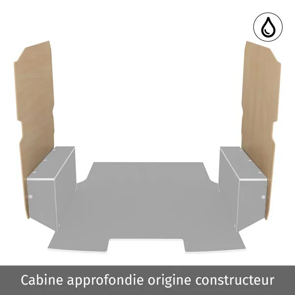 Latéraux contreplaqué vernis équipement pour utilitaire Citroen E Jumpy III 2020 