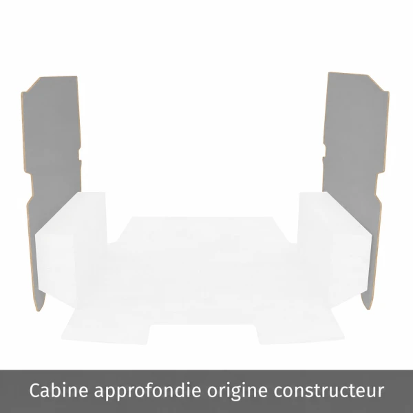 Latéraux contreplaqué filmé gris équipement pour utilitaire Citroen Jumpy III 2016 