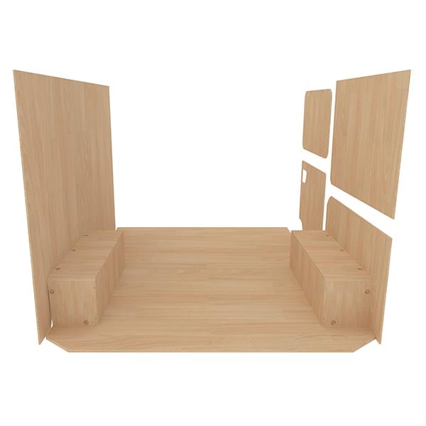 Habillage bois natural K4 CP brut équipement pour utilitaire Maxus EdelIVer3 2024 