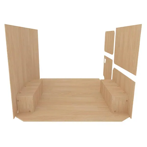 Habillage bois natural K4 CP brut équipement pour utilitaire Maxus EdelIVer3 2024 