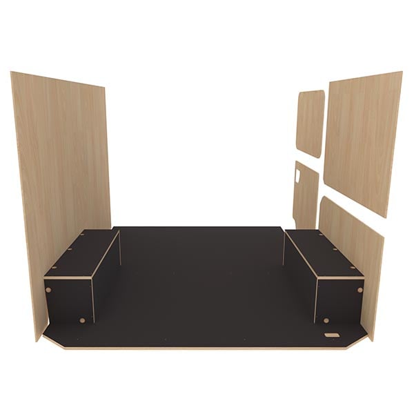 Habillage bois natural K4AD CP antidérapant équipement pour utilitaire Maxus EdelIVer3 2024 