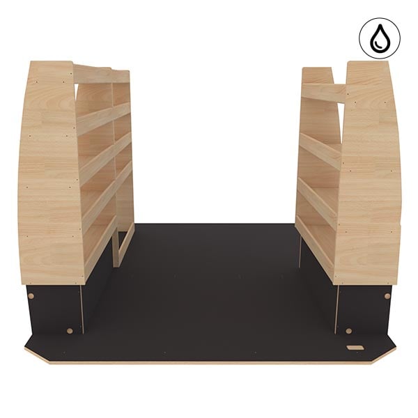 Aménagement bois optimum K5 CP antidérapant + vernis équipement pour utilitaire Maxus EdelIVer3 2024 