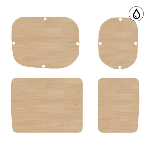 Portes arrière contreplaqué vernis équipement pour utilitaire Maxus EdelIVer3 2024 