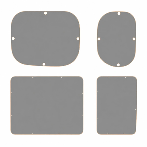 Portes arrière contreplaqué filmé gris équipement pour utilitaire Maxus EdelIVer3 2024 
