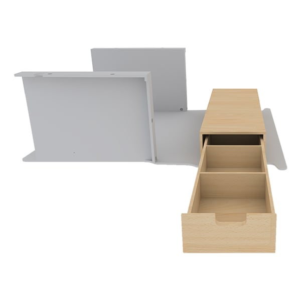 Double plancher latéral équipement pour utilitaire Kia PV5 2025 