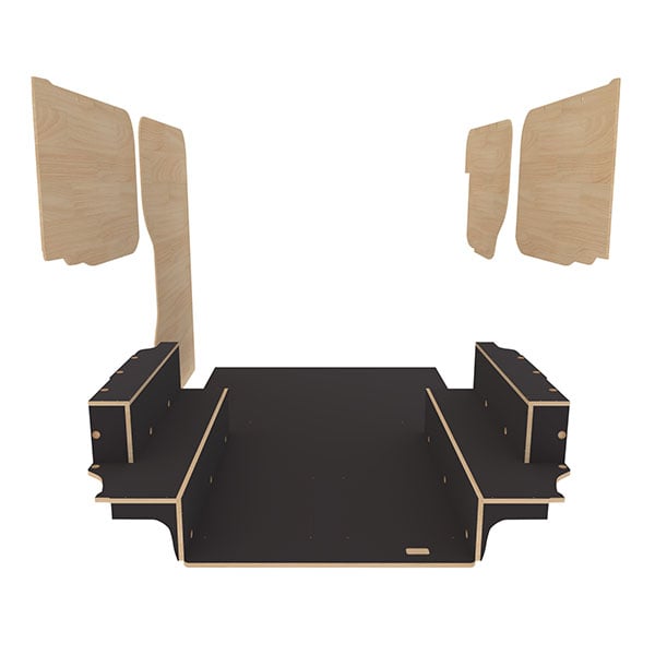 Habillage bois natural K4AD CP antidérapant équipement pour utilitaire Kia PV5 2025 