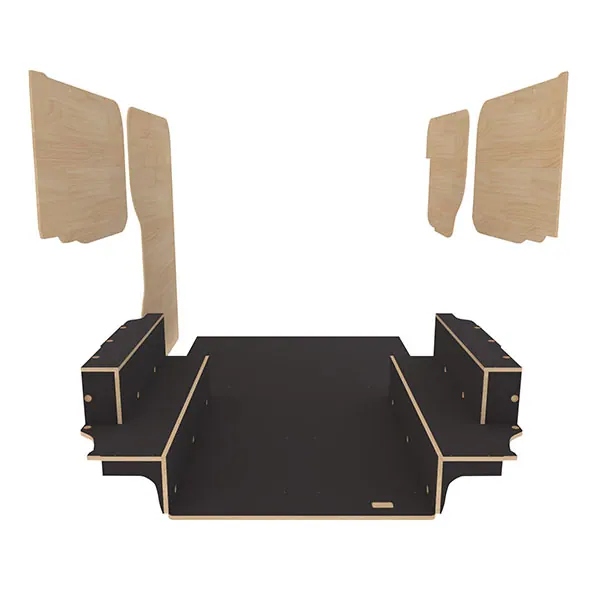 Habillage bois natural K4AD CP antidérapant équipement pour utilitaire Kia PV5 2025 