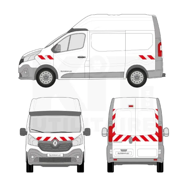 Kit de balisage Classe A - 2014 équipement pour utilitaire Renault Trafic III 2014 