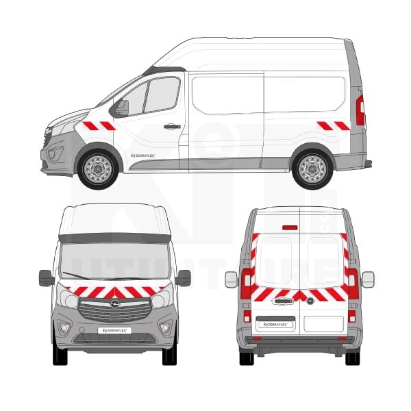 Kit de balisage classe B - 2014 équipement pour utilitaire Opel VIVaro B 2014 