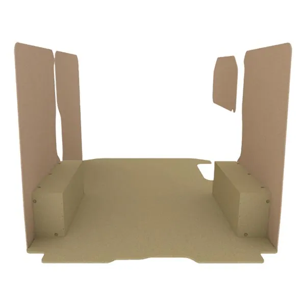 Habillage bois natural K2 aggloméré + MDF / Portes arrière incluses équipement pour utilitaire Renault Trafic III 2014 