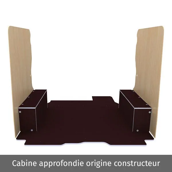 Habillage bois natural K4AD CP antidérapant équipement pour utilitaire Renault Trafic III 2014 