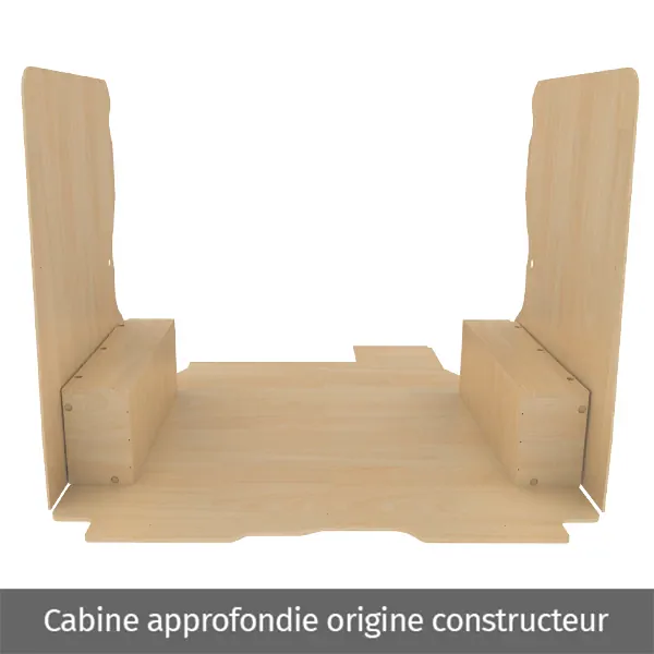 Habillage bois natural K4 CP brut équipement pour utilitaire Renault Trafic III 2014 