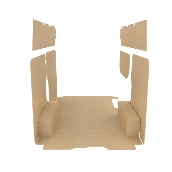 Habillage bois natural K4 CP brut équipement pour utilitaire Renault Trafic III 2014 