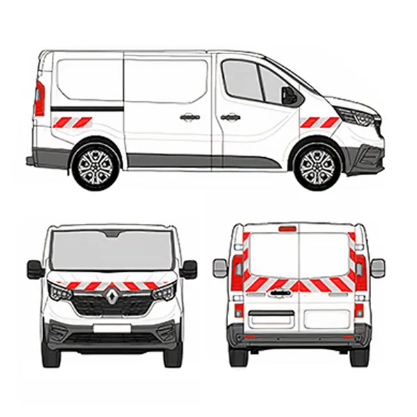 Kit de balisage Classe A - 2021 équipement pour utilitaire Renault Trafic III 2014 
