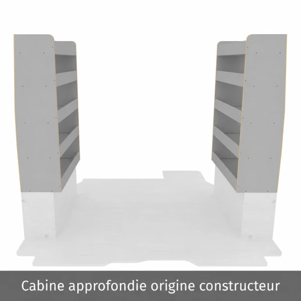 Pack casiers bois K6 équipement pour utilitaire
