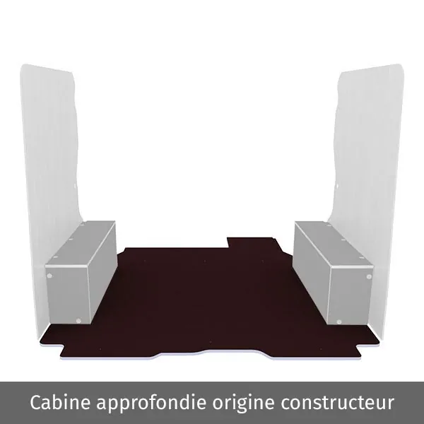 Plancher contreplaqué antidérapant équipement pour utilitaire Renault Trafic III 2014 