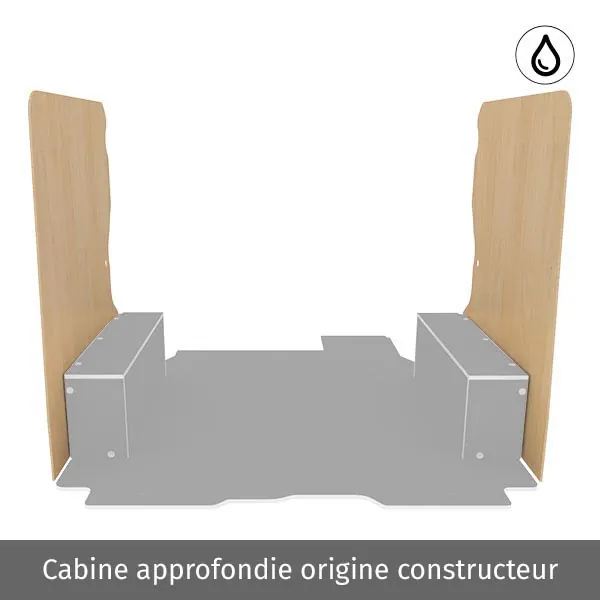 Latéraux contreplaqué vernis équipement pour utilitaire Renault Trafic III 2014 