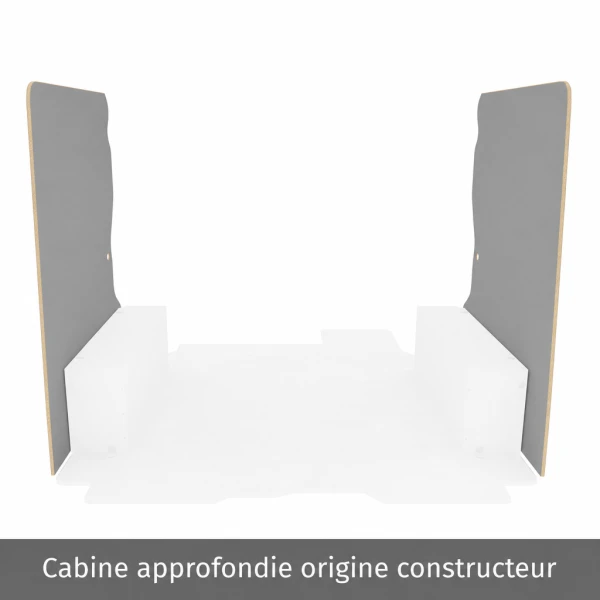 Latéraux contreplaqué filmé gris équipement pour utilitaire