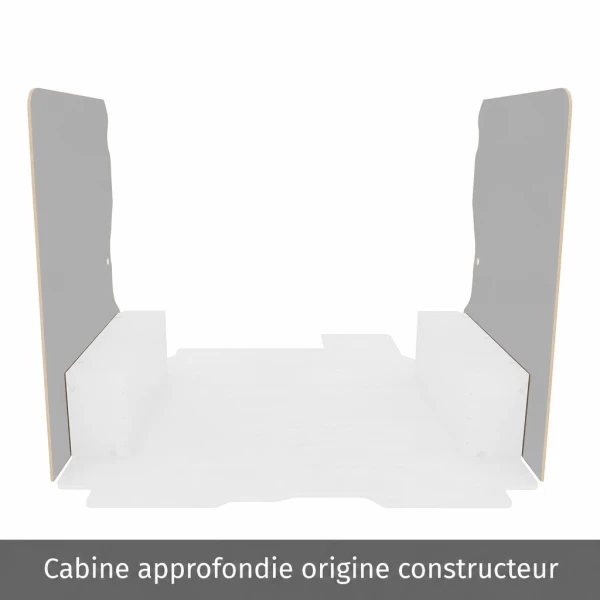 Latéraux contreplaqué filmé gris équipement pour utilitaire