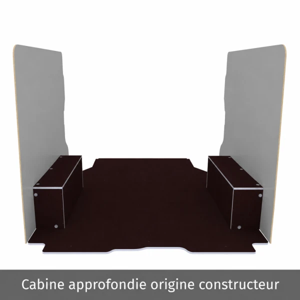 Habillage bois natural K6 CP antidérapant équipement pour utilitaire