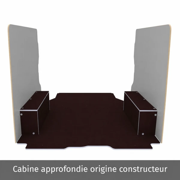 Habillage bois natural K6 CP antidérapant équipement pour utilitaire