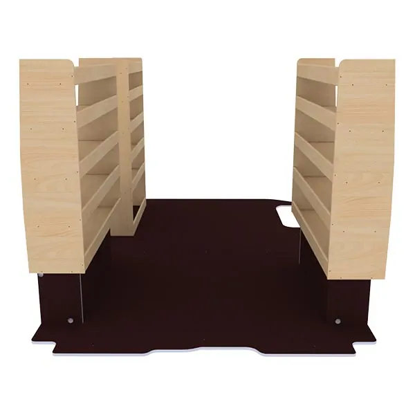 Aménagement bois optimum K4AD CP antidérapant équipement pour utilitaire Renault Trafic III 2014 