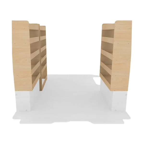 Pack casiers bois équipement pour utilitaire Renault Trafic III 2014 