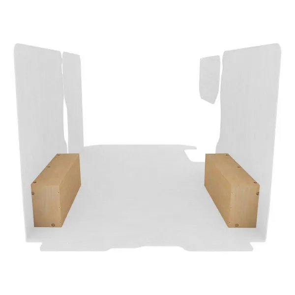 Passage de roues contreplaqué brut équipement pour utilitaire Renault Trafic III 2014 
