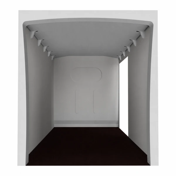Plafond contreplaqué filmé gris équipement pour utilitaire