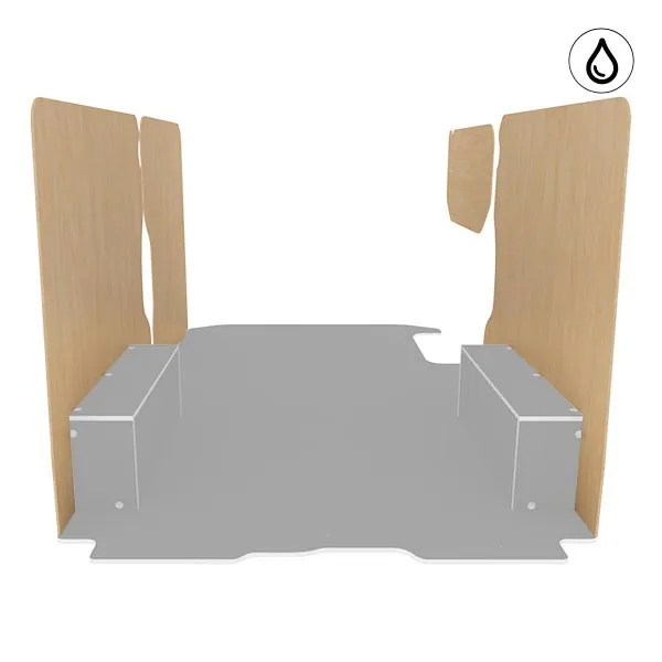 Latéraux contreplaqué vernis équipement pour utilitaire Renault Trafic III 2014 