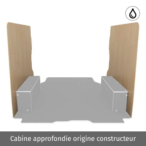 Latéraux contreplaqué vernis équipement pour utilitaire Renault Trafic III 2014 