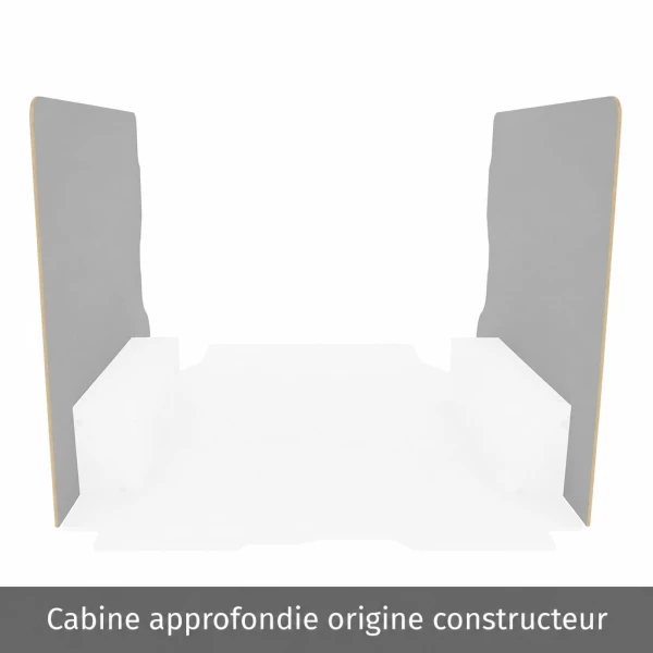 Latéraux contreplaqué filmé gris équipement pour utilitaire