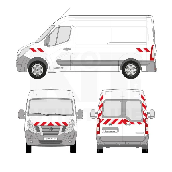 Kit de balisage classe B - 2010 équipement pour utilitaire Nissan NV400 2010 