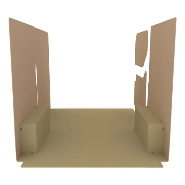Habillage bois natural K2 aggloméré + MDF / Portes arrière incluses équipement pour utilitaire Renault Master III 2010 