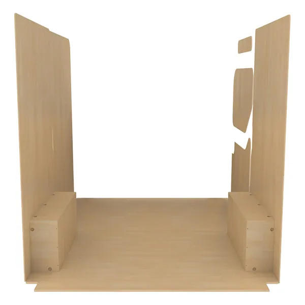 Habillage bois natural K4 CP brut équipement pour utilitaire Renault Master III 2010 