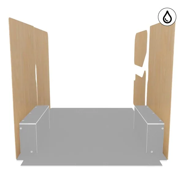 Latéraux contreplaqué vernis équipement pour utilitaire Renault Master III 2010 