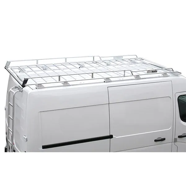 Galerie en acier galvanisé soudé & échelle coulissante équipement pour utilitaire Renault Master III 2010 