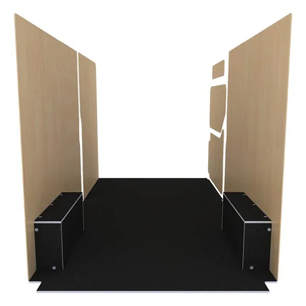 Habillage bois natural K4AD CP antidérapant équipement pour utilitaire Renault Master III 2010 