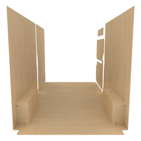 Habillage bois natural K4 CP brut équipement pour utilitaire Renault Master III 2010 