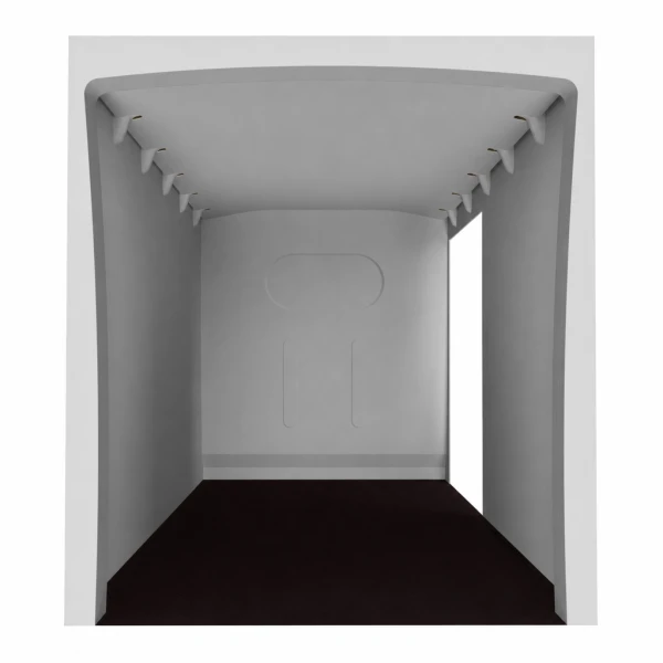 Plafond contreplaqué filmé gris équipement pour utilitaire