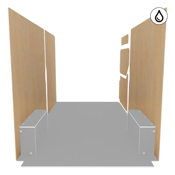 Latéraux contreplaqué vernis équipement pour utilitaire Renault Master III 2010 