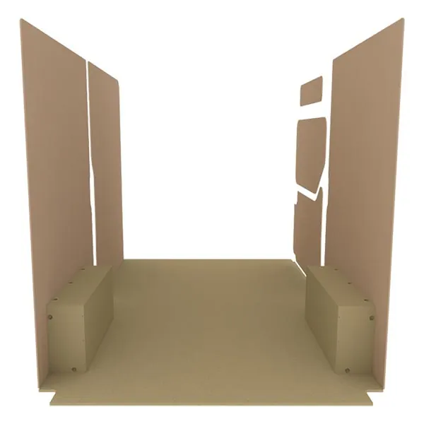Habillage bois natural K2 aggloméré + MDF / Portes arrière incluses équipement pour utilitaire Renault Master III 2010 
