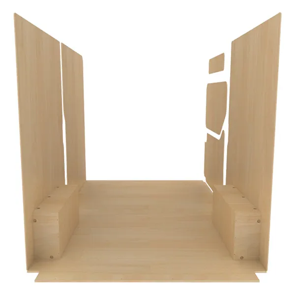 Habillage bois natural K4 CP brut équipement pour utilitaire Renault Master III 2010 