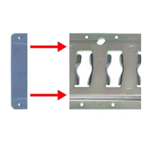 Embout de protection pour rail d'arrimage universel équipement pour utilitaire
