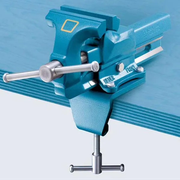 Etau mors monoblocs 100-125 + agrafe de fixation équipement pour utilitaire