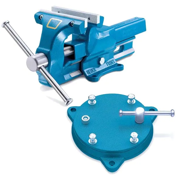Etau mors amovibles  120-150 + base tournante équipement pour utilitaire