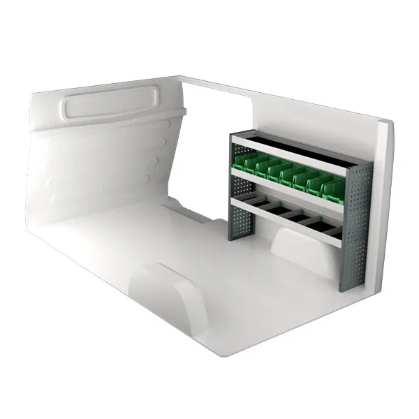 Aménagement métal côté droit équipement pour utilitaire Citroen Jumpy II 2007 