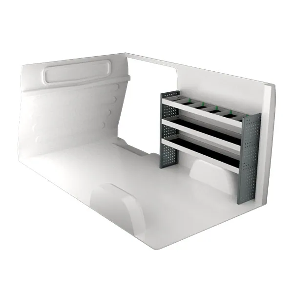 Aménagement métal côté droit équipement pour utilitaire Citroen Jumpy II 2007 