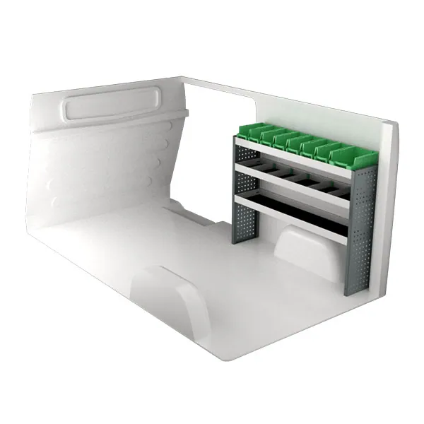 Aménagement métal côté droit équipement pour utilitaire Citroen Jumpy II 2007 