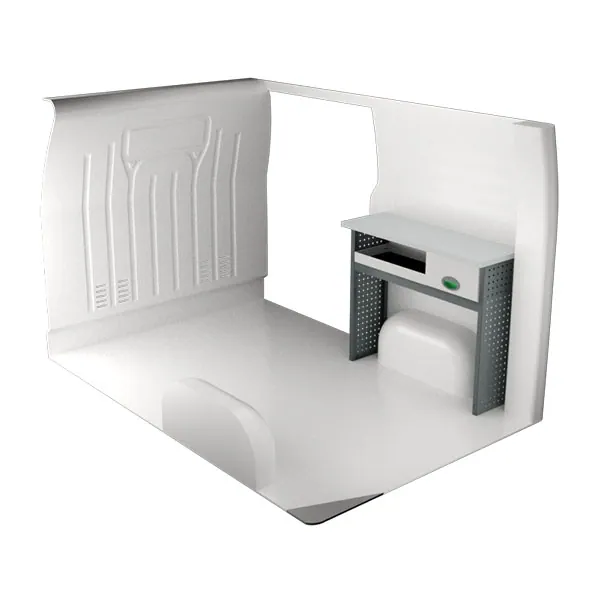 Aménagement métal côté droit équipement pour utilitaire Renault Master III 2010 